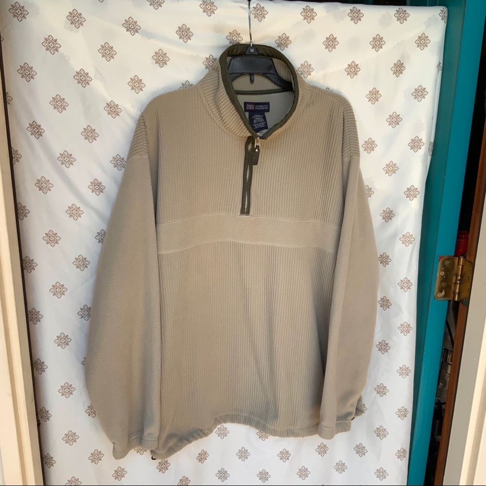 Faded Glory Khaki Tan Pullover Corded Top Men L